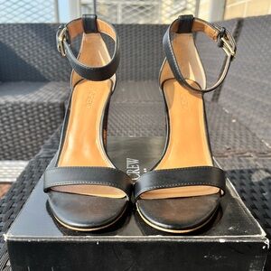 J. Crew Stacked-Heel Sandals | Sz. 7.5 | Gently used